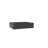 Pyramid 24" Wall-Mounted Modern Bathroom Sink with Ramp Basin - Black, No Faucet Hole-67184108-62540269