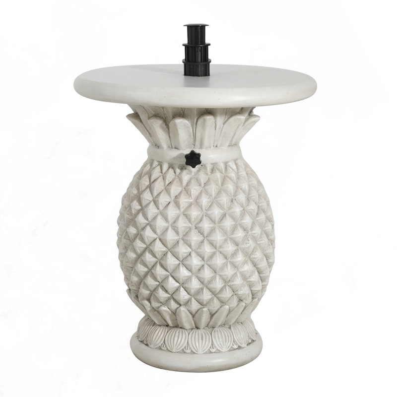 Base de parasol pour table d'appoint MGO, Blanc antique