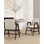 Chaise de salle à manger rembourrée en velours Stella-1774527262