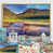 Toile avec cadre flottant or