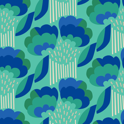 Retro Esme Pink Peel and Stick Wallpaper
