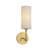 1-Light Linen Wall Sconce
