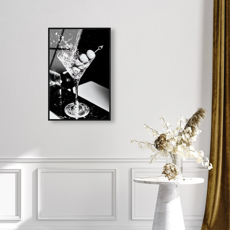 Chill Time III Print by Oliver Gal, 37"H x 25"W, Black Floater Frame