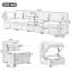 Maquan 6 - Piece Chaise Sectional-1662697404