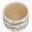 S/2 CERAMIC 6/8" SCRIBBLE FOOTED PLANTER, BEIGE