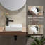 HOROW Bathroom Levell 370mm L 185mm White Bathroom Sink UV3718WL