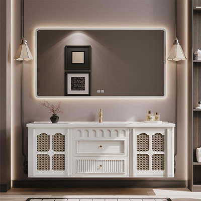 American retro style bathroom cabinet.