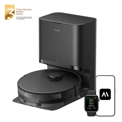 E30 Pro Plus Robot Vacuum and Mop, 19,000 Pa Suction, Anti-tangle MaxiReach Brush, Auto Empty Station, Large Capacity