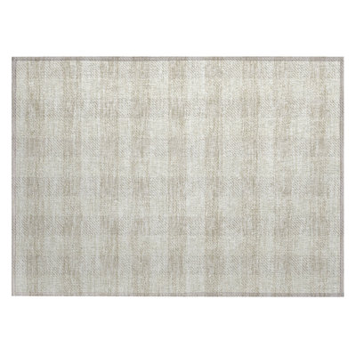 Colzie Flatweave Checkered Indoor / Outdoor Rug