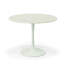 Table de salle à manger élégante à plateau rond en marbre blanc de 40 pouces avec piédestal compact-1983624648-1983624644-1983624655