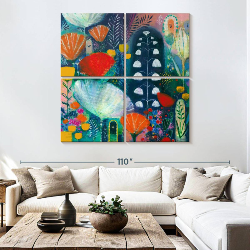 Nuit Blanche, 74" H x 74" W