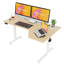 Bureau debout électrique en forme de L de 59 po, poste de travail d'angle à hauteur réglable avec préréglages de mémoire, table d'ordinateur ergonomique pour la maison et le bureau, norme américaine