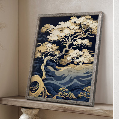 «LANDSCAPES Series CL XXIV», reproduction encadrée - bois massif