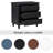 28" Painted Nightstand With 3 Drawers-1239920915