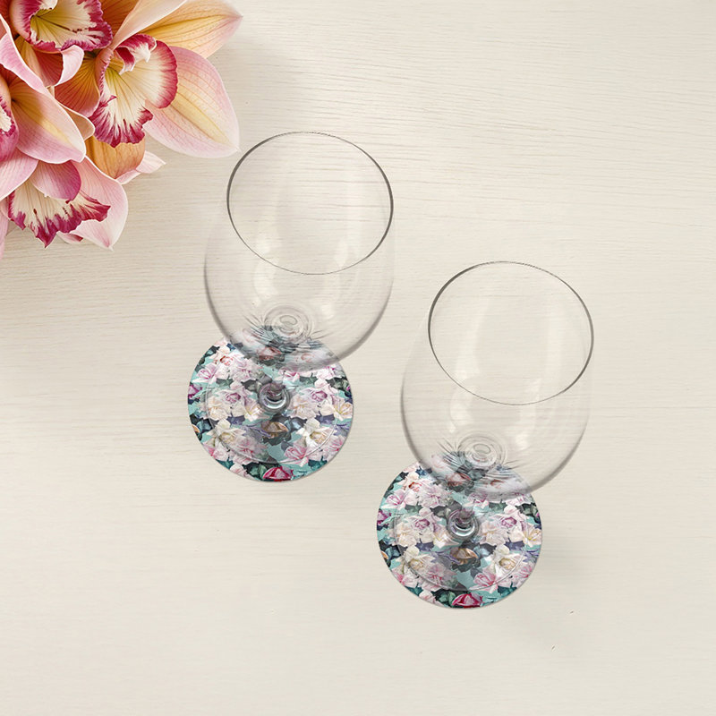 Sous-verres passionnés en cuir Passion Laduree