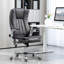 Fauteuil de bureau à massage à haut dossier et vibrations avec accoudoirs rabattables-106490691