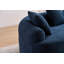 Canapé modulaire incurvé de 110,2 po, tissu de chenille de grain de bois luxueux, canapé modulaire surdimensionné, canapé incurvé de compression pour le salon, aucun assemblage requis-663082197