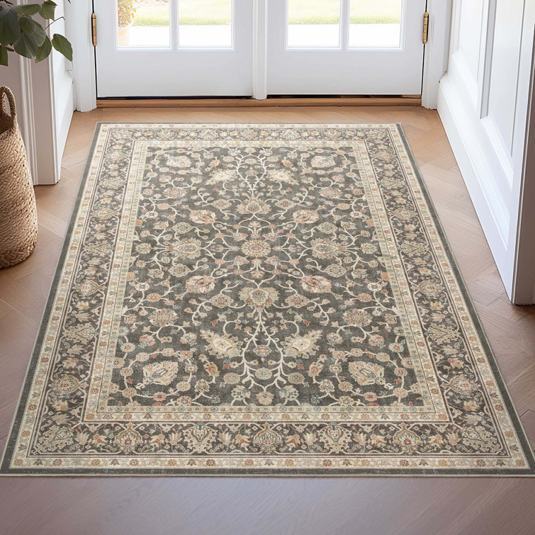 Tapis rétro Charlton Home® Dyrk Rome