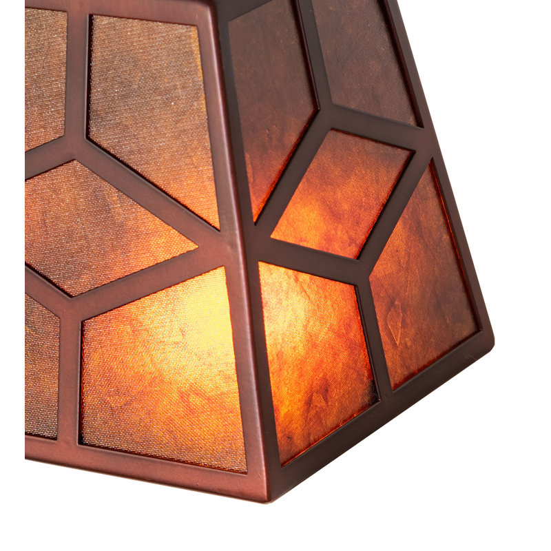 5" Square Diamond Craftsman Shade