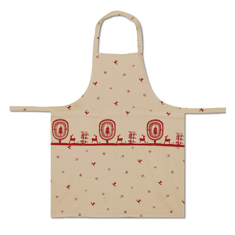 Jordi No Pattern Cotton Bib Apron