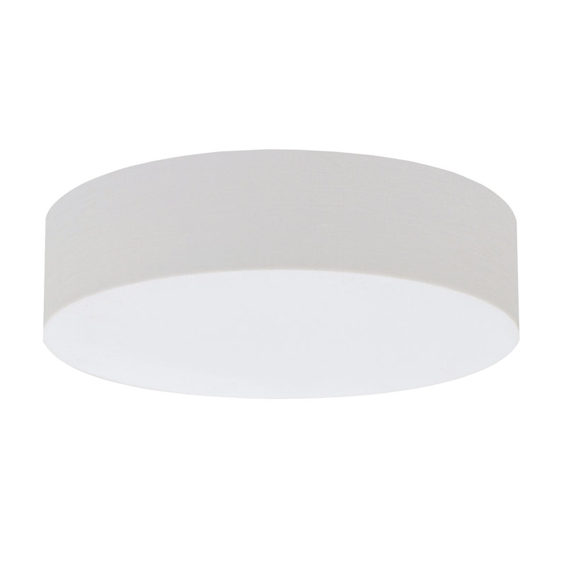 Kley Flush Mount, Linen White