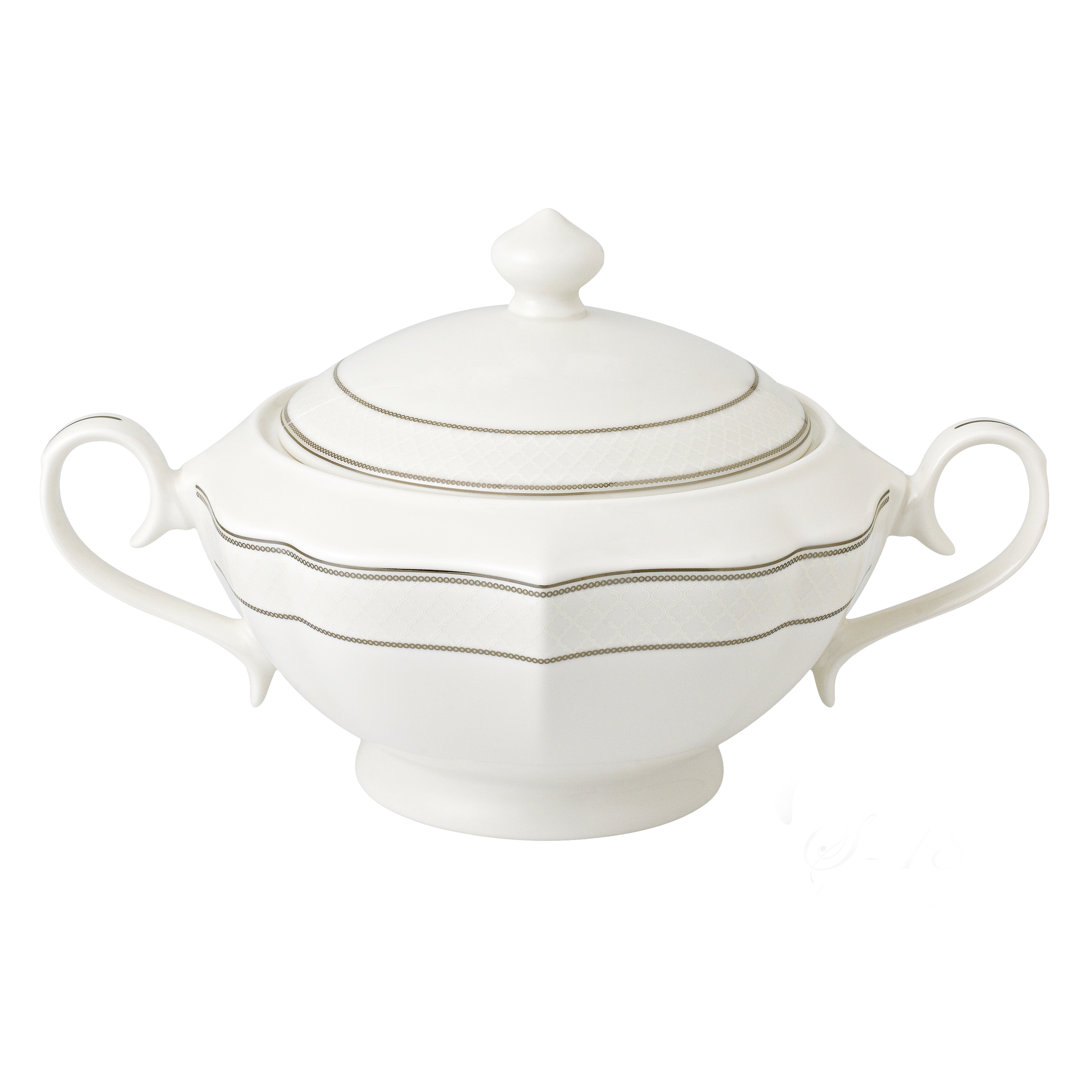La Luna Bone China 3.5 qt. Tureen Lorren Home Trends