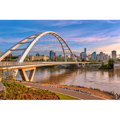 Walterdale Bridge - Wrapped Canvas Print