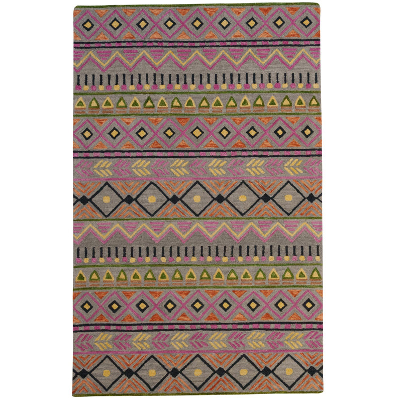 Skyia Performance Wool Geometric Indoor Rug, Runner 2'6" x 8'