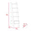 1-Drawer 4-Shelf Ladder Bookcase