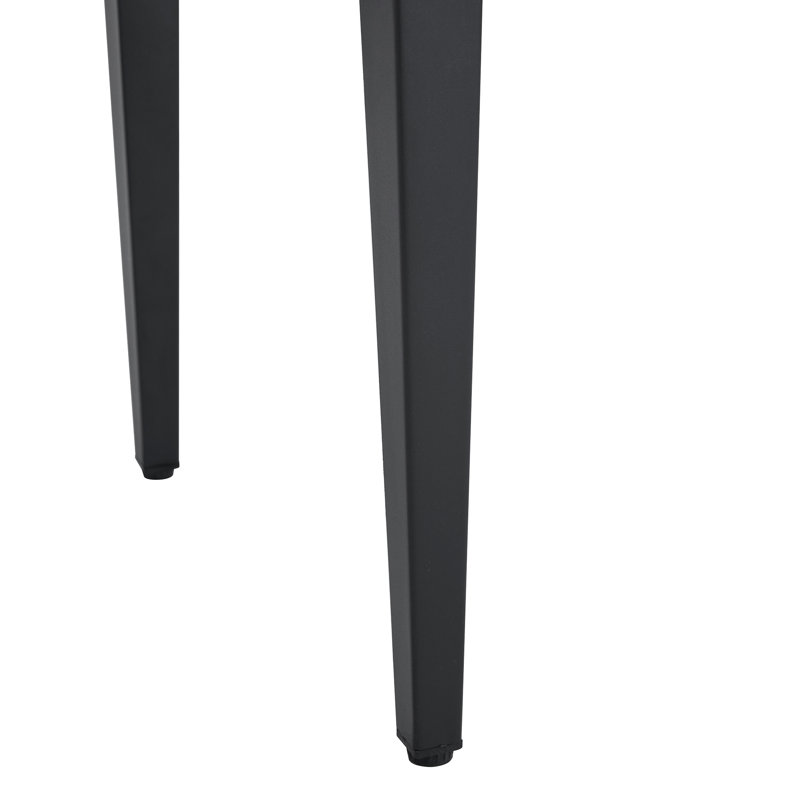 Ensembles de table à manger en bois noir moderne, panneau de fibres à densité moyenne durable pour la cuisine et la salle à manger