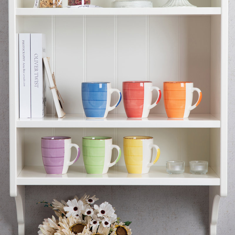Bonita Stoneware Coffee Mug, Mint