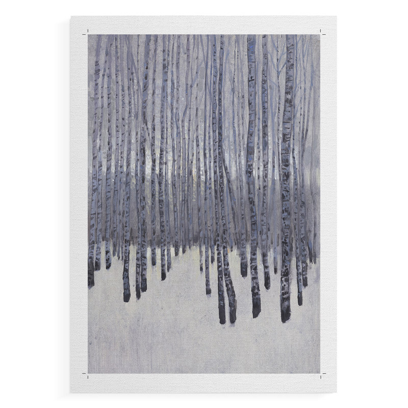 «Bare Trees in Winter I», impression sur toile seulement - non encadrée, H 27 po x l 18 po