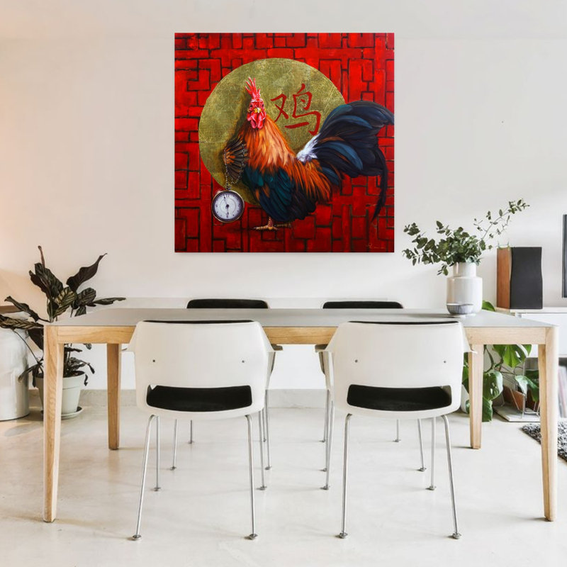 Keeper Of Time, art urbain contemporain, H 36 po x l 36 po
