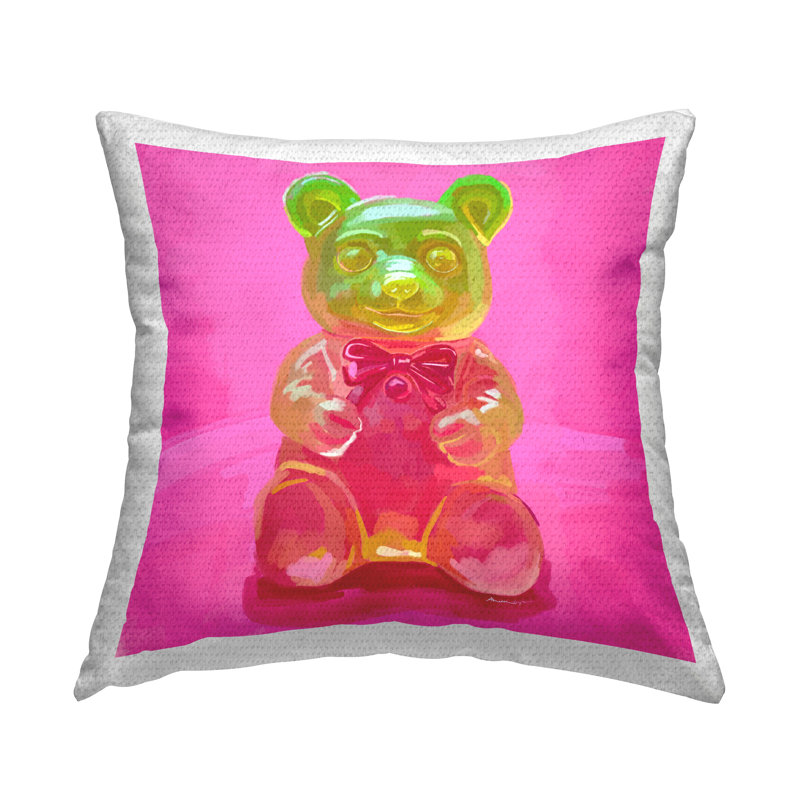 Coussin lumineux Bright Candy Bear par Amelia Noyes