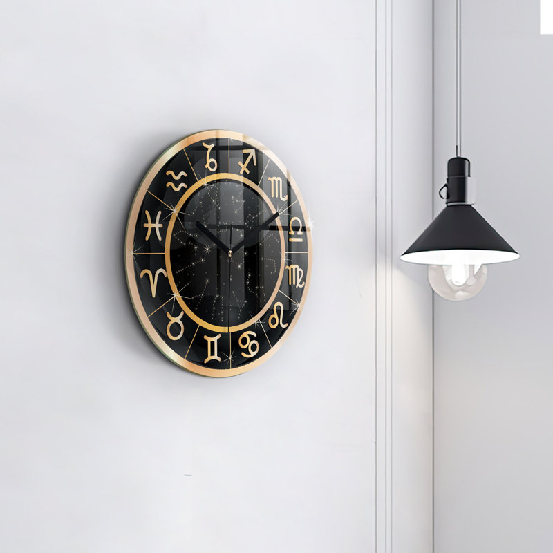 Glass Wall Clock