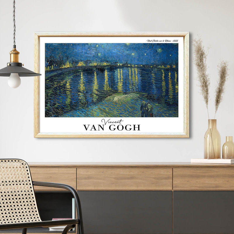 Élégante peinture encadrée décorative, 16,5 po x 24,4 po | Cadre 100% bois massif (épaisseur: 0,8 pouce) | Fond en panneau de fibres à densité moyenne durable (épaisseur: 0,1 pouce) | Art imprimé UV pour le salon, la chambre à coucher et le bureau