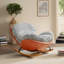 Chaise berçante moderne rembourrée-111400492