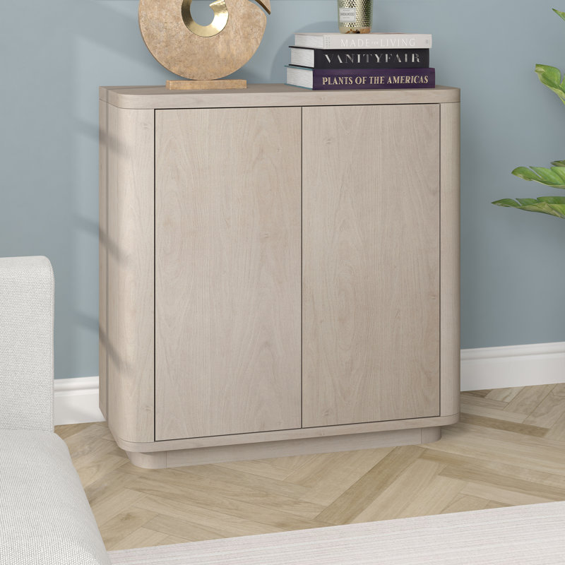 Armoire d'appoint rectangulaire Plympton, Aulne blanc