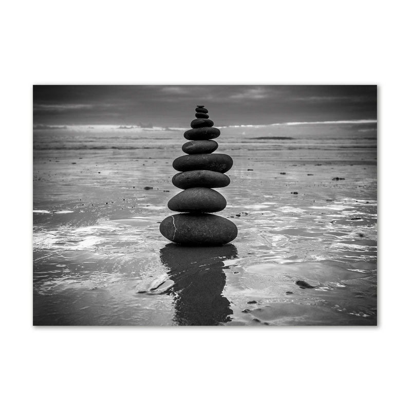 Balance Stones - Wrapped Canvas Print