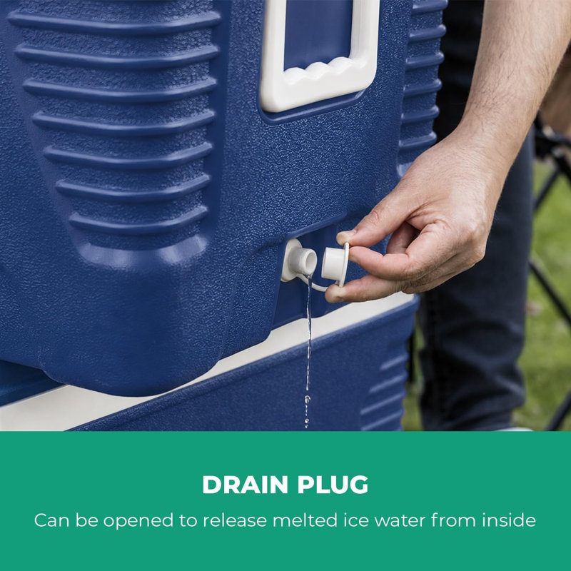 ROYALFORD Insulated Cooler Box Set 5L 14L 32L 62L | Portable Ice Box with Handle | Heavy Duty Cool Box for Camping Picnic Beach Travel Outdoor| BPA Free Cooling Up to 24 Hours | Set of 4