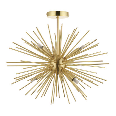 Alexus Ashleigh 6-Light Semi Flush Wall Light