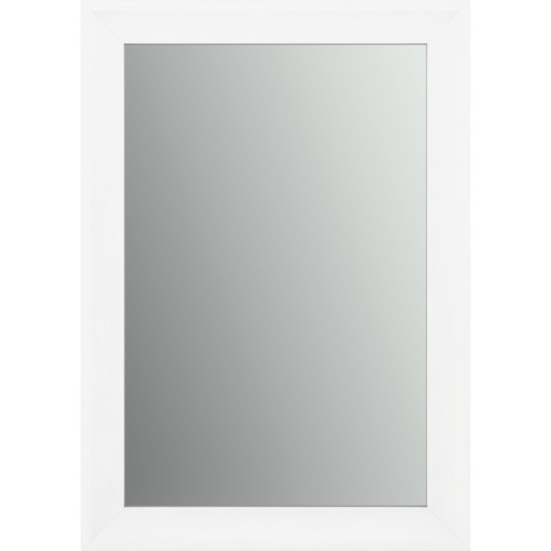 Traditional Bathroom / Vanity Mirror, Matte White, 41.34'' H X 29.33'' W X 1.53'' D