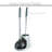 Bath Bliss Plastic Toilet Brush Set