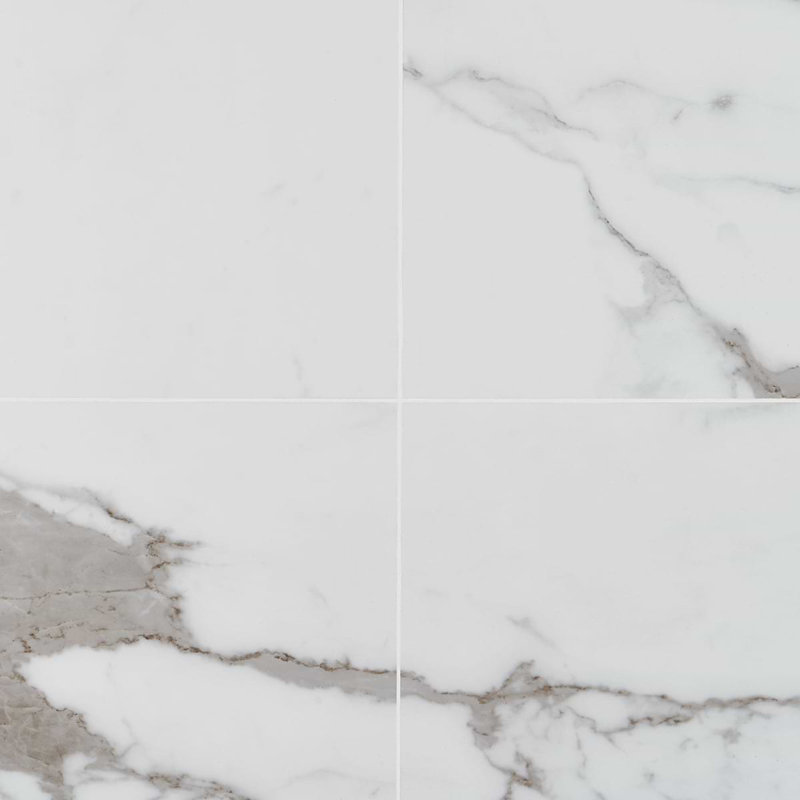 Dreamstone Statuario Valley 24X24 Porcelain Tile, Statuario Valley Polished