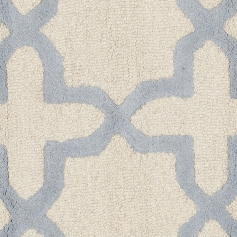 Igna Hand Tufted Wool Geometric Rug, Rectangle 2'6" x 4'