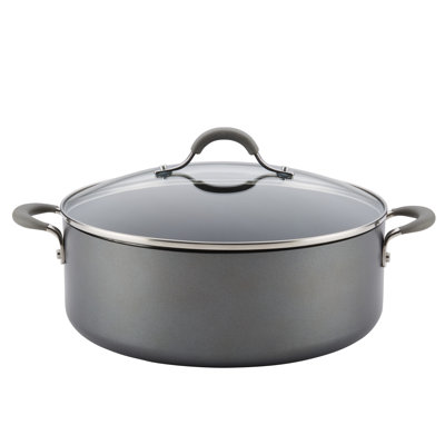 Circulon Elementum Hard-Anodized Nonstick Stockpot with Lid