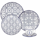 Floreal 20 Piece Handmade Dinnerware Set - Service for 4