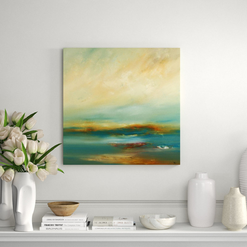 Atmosphere Print by Lisa Ridgers, Knife Gel, 30" H x 30" W