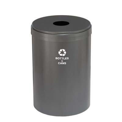 Steel Open Kitchen Trash Can