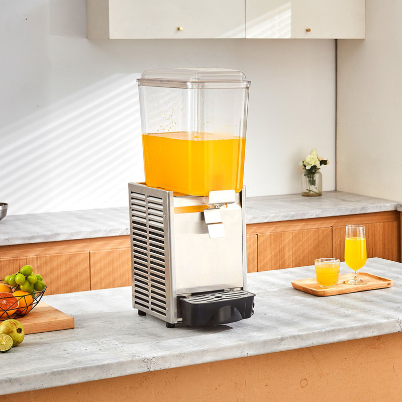 VEVOR 10'' W Countertop 0.64 Cubic Feet Beverage Cooler